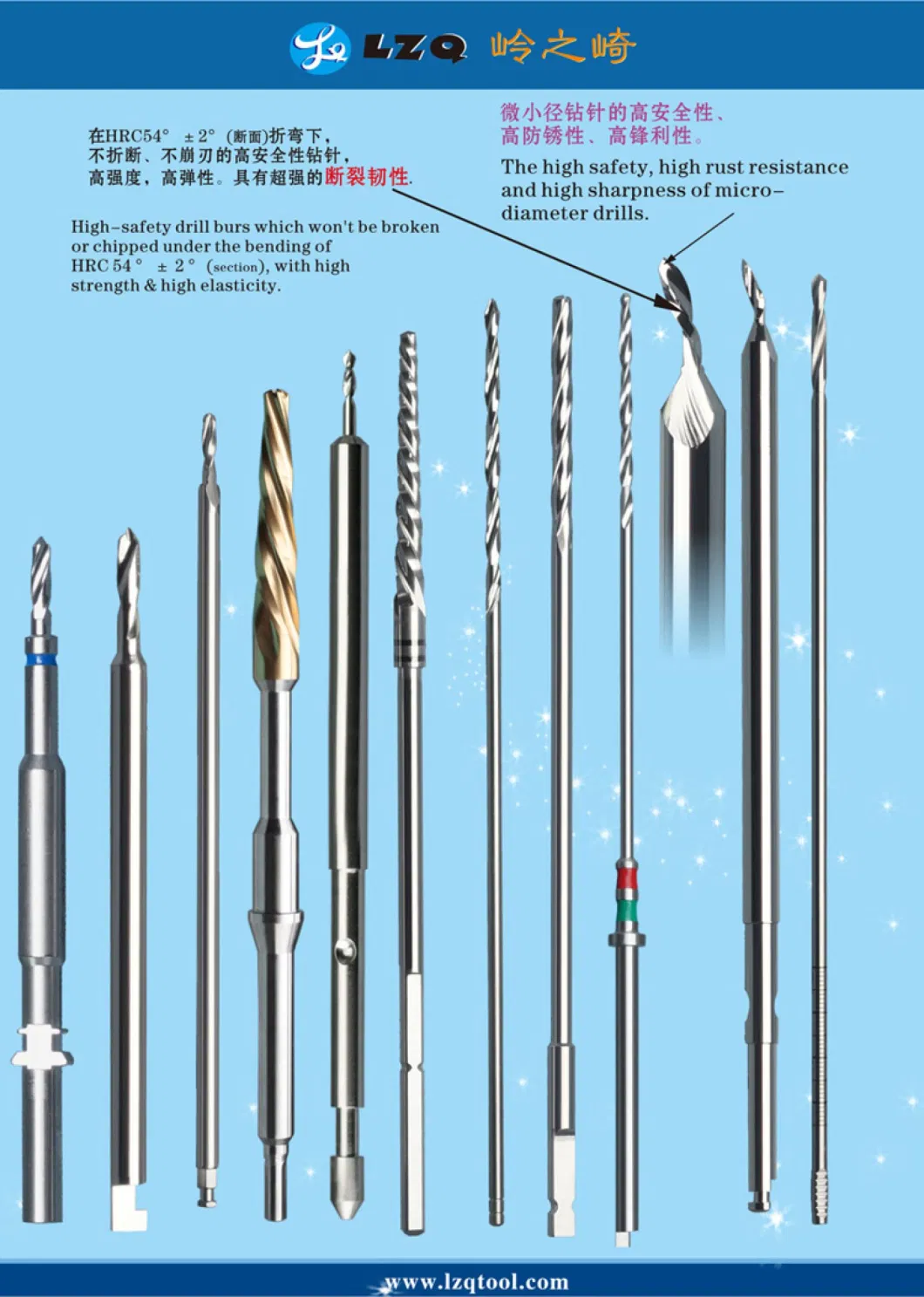 Dental Bur Diamond-Coated Set-up Grinding Tool Medical Polishing Bur