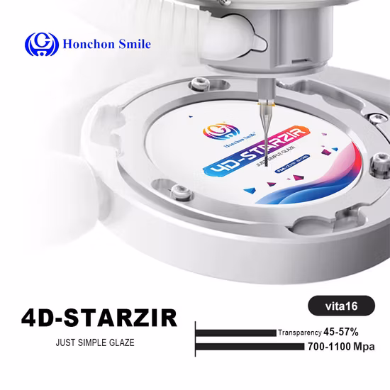 Bloco Multilayer dental de grande resistência da zircônia 3D da zircônia 98*12mm