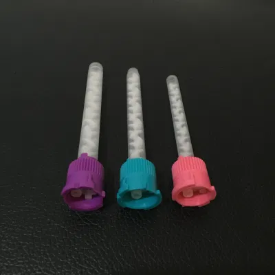 Pontas de mistura de impressão de slicone de consumíveis dentais de alta qualidade, tamanhos diferentes