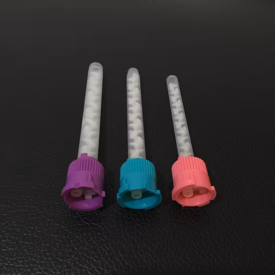 Pontas de mistura de impressão de slicone de consumíveis dentais de alta qualidade, tamanhos diferentes