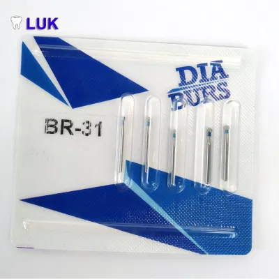 Fabricação profissional de brocas diamantadas dentárias de alta qualidade