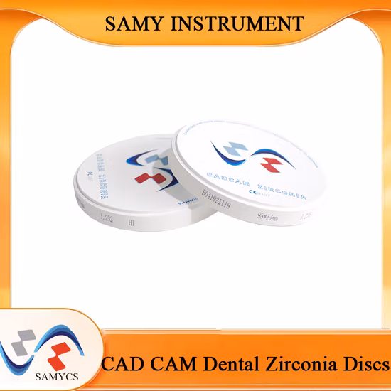 Blocos de zircônia da clínica dental do disco do zircônio do sistema aberto 98*18mm de CAD/Cam