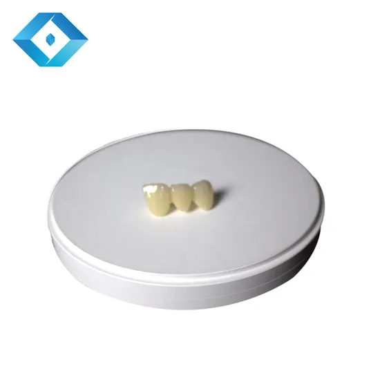 Bloco dental branco da zircônia do HT do implante de dente de grande resistência
